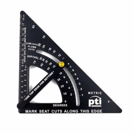 0701 PTI 12 Inch Adjustable Quick Square with Layout Tool